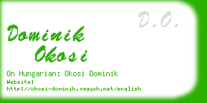 dominik okosi business card